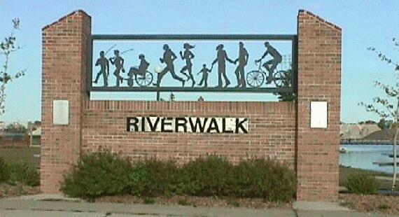riverwalk sign